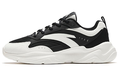 Anta Chaobai Gz Low-Top Casual Shoes Men's Black White