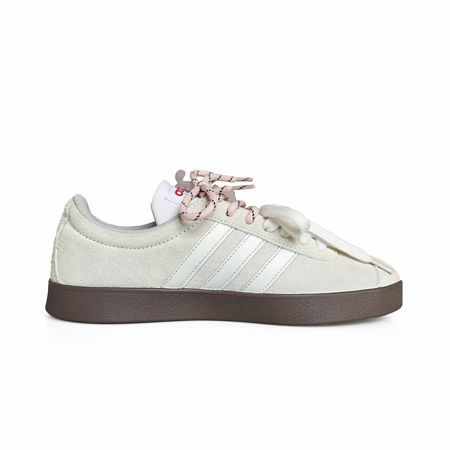 Adidas VL COURT 2.0 Peach Blossom Abrasion Resistant Low Top German Army Trainers Women's Pink White купить в интернет-магазине Yoocart с быстрой доставкой по России.