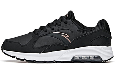 Anta Variety Training Collection Cushioning Breathable Low-Top Training Shoes Women's Black White Gold
