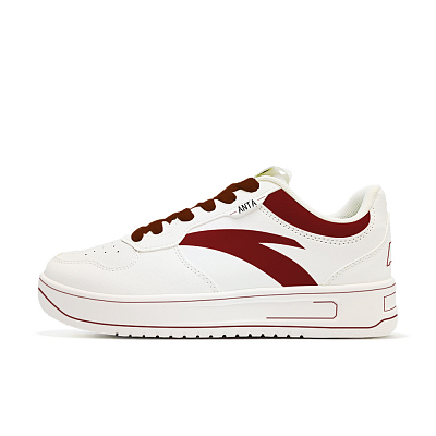 Anta Crimson Tide Anti Slip Wear Resistant Low Top Skateboard Shoes Men's Red