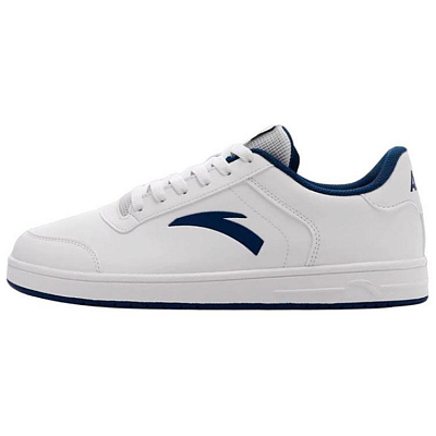 Anta Cushioning Lightweight Low Top Skateboard Shoes Men's White