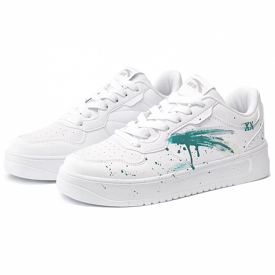 Anta Anti-Slip And Wear-Resistant Lightweight Low-Top Skateboard Shoes Women's White купить в интернет-магазине Yoocart с быстрой доставкой по России.