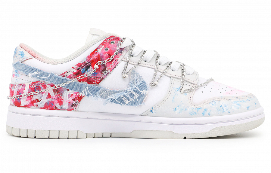 Nike Dunk Orange Burg Factory, Street Denim Abrasion Resistant Low Top Skateboard Shoes Unisex Blue Red купить в интернет-магазине Yoocart с быстрой доставкой по России.