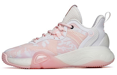 Anta Bubble Bomb Performance Basketball Shoes Women's Pink White