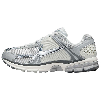 Nike Zoom Vomero 5 Breathable Support Casual Running Shoes Unisex White Silver Gray