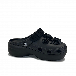 Crocs Classic Platform Clog Clogs Women's Black 1 3977900