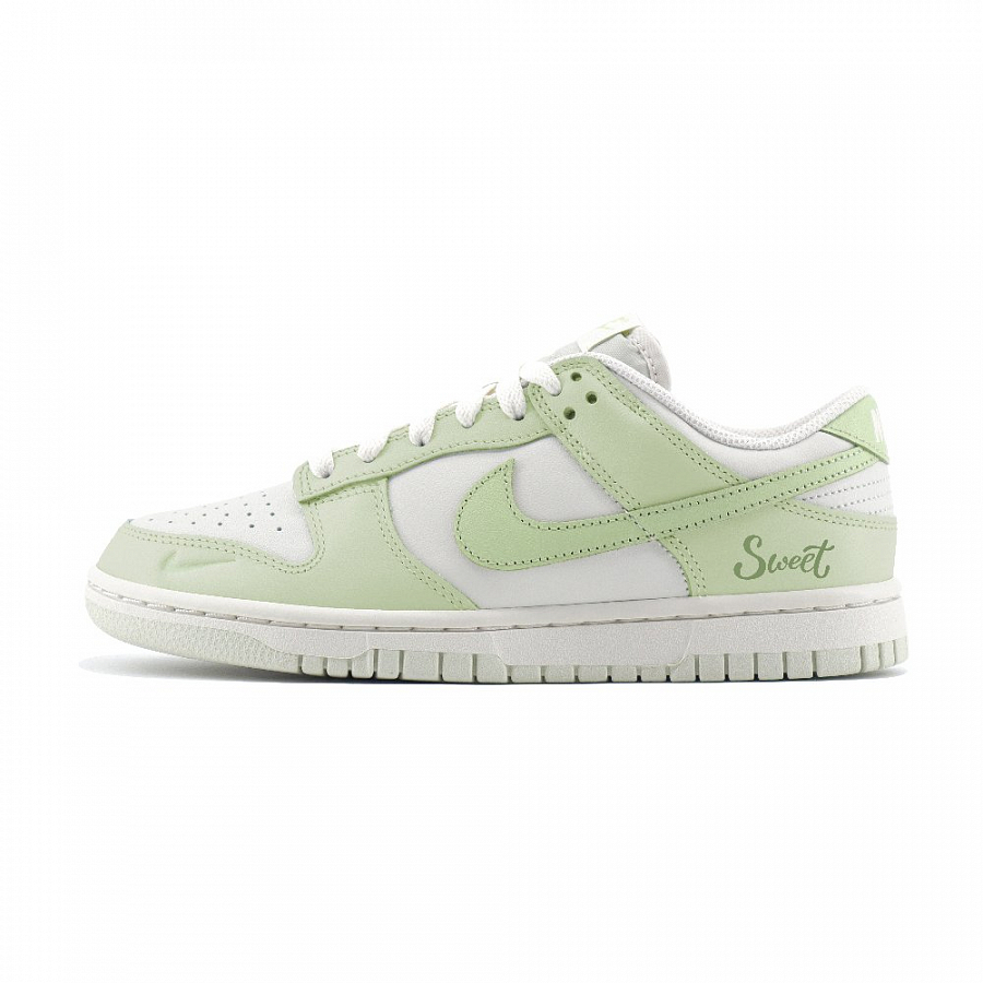 Nike Dunk LOW Sweet Abrasion Resistant Low Top Skateboard Shoes Unisex White Green купить в интернет-магазине Yoocart с быстрой доставкой по России.