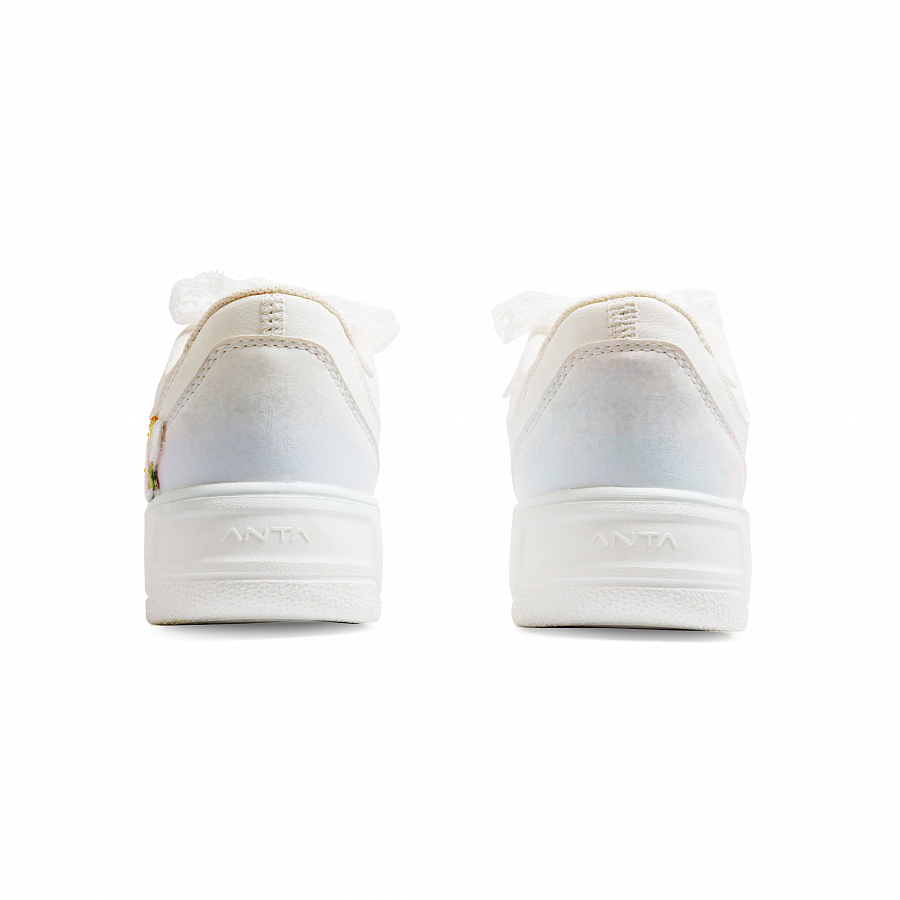Anta Non slip Lightweight Low Top Casual Shoes Women's White Blue Pink купить в интернет-магазине Yoocart с быстрой доставкой по России.