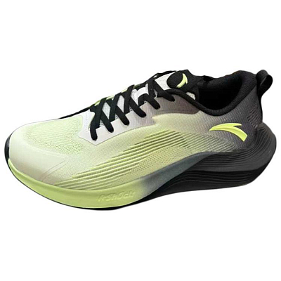 Anta Cushioning Abrasion Resistant Breathable Low Top Casual Running Shoes Men's Neon Green