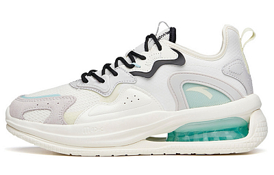 Anta Wear-resistant And Lightweight Low-Top Casual Shoes Women's White Gray Green