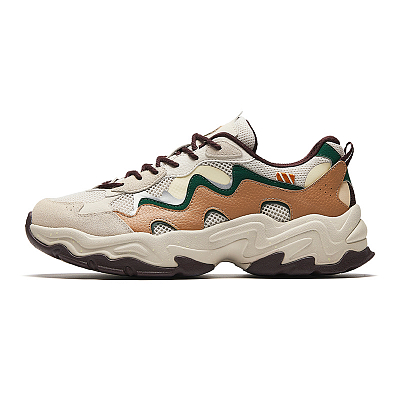Anta Life Collection Anti Slip Wear Resistant Low Top Casual Shoes Men's Beige Brown