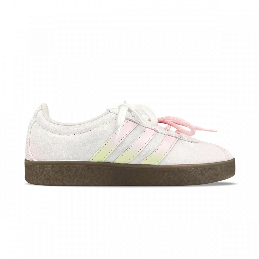Adidas VL COURT 2.0 Cushioning, Wear Resistant Low Top Skateboard Shoes Unisex Pink White купить в интернет-магазине Yoocart с быстрой доставкой по России.