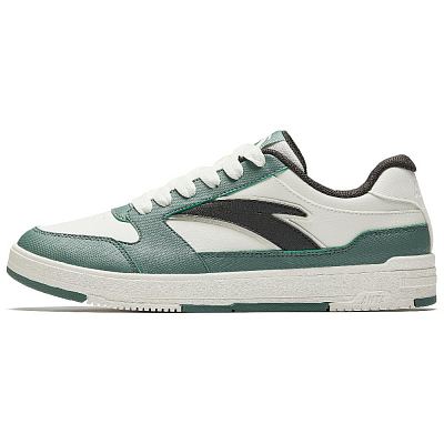 Anta Anti-Slip And Wear-Resistant Lightweight Low-Top Skateboard Shoes Men's White Green