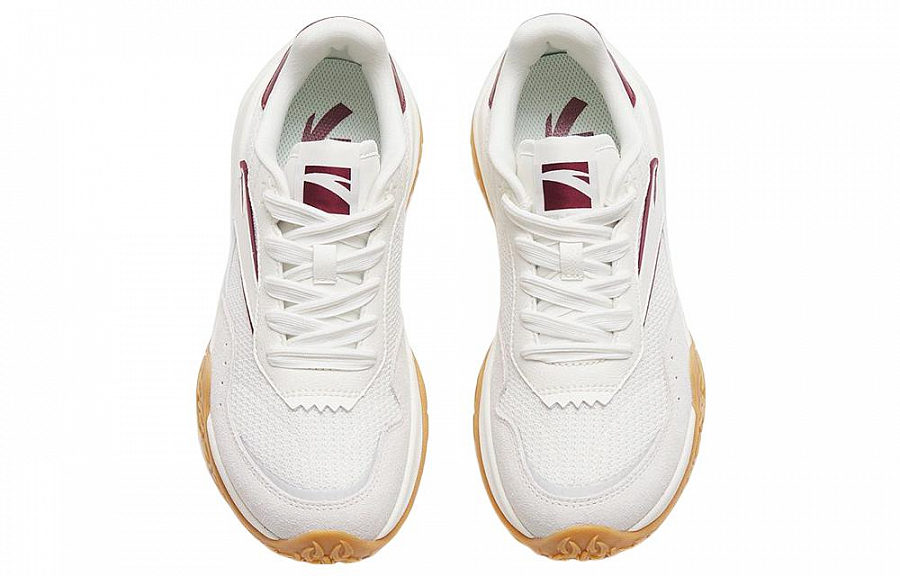 Anta Set Sail Anti-Slip Wear-Resistant Low-Top Sports Casual Shoes Women's White Gray Red купить в интернет-магазине Yoocart с быстрой доставкой по России.