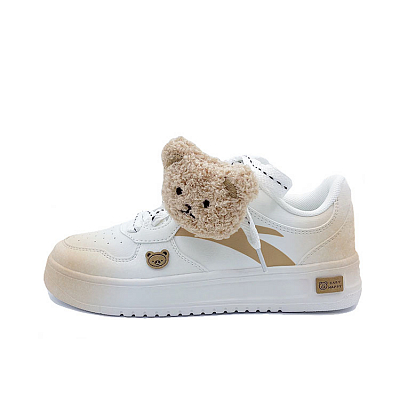 Anta Relaxed Anti Slip Wear Resistant Low Top Skateboard Shoes Unisex Coffee