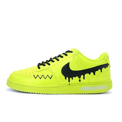 Nike Court Vision 1 Skateboard Shoes Men's Low top Green/Black