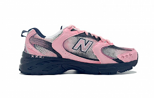 New Balance NB 530 Abrasion Resistant Low Top Running Shoes Unisex Black Pink 1 3983570