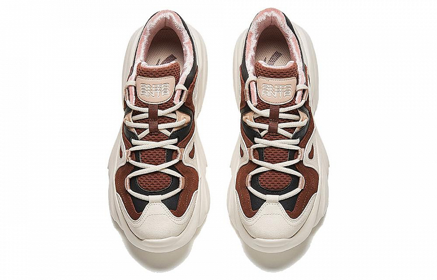 Anta Meow Shoes Abrasion Resistant Low Top Casual Shoes Women's Brown купить в интернет-магазине Yoocart с быстрой доставкой по России.