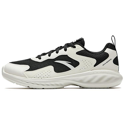 Anta Star Cloud 2 Anti Slip Wear Resistant Low Top Casual City Commute Running Shoes Women's White Black