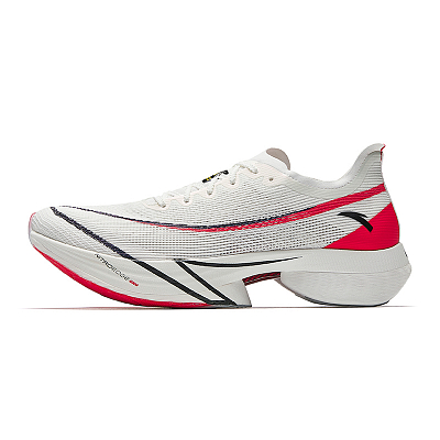 Anta C10 Pro Anti-Slip Wear-Resistant Low-Top Running Shoes Men's White Red Black