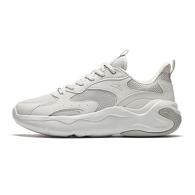 Anta Breathable Lightweight Low-Top Casual Shoes Men's Cumulus Gray