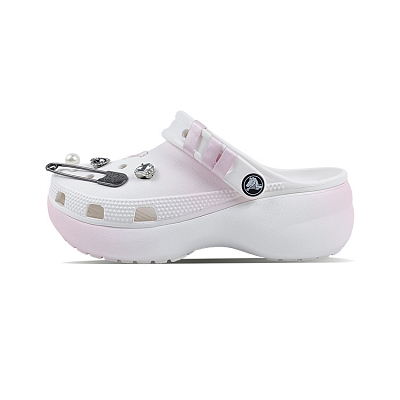 Crocs Classic Platform Clog Clogs Women's White