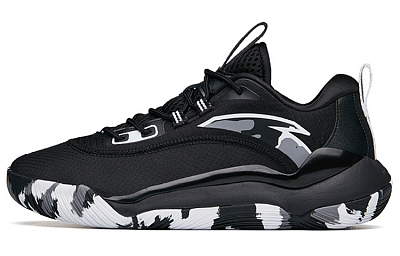 ANTA Basketball Collection Basketball Shoes Men's Low Top Black