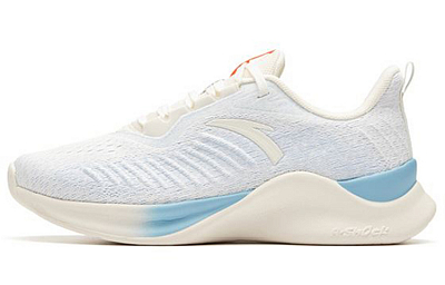 Anta Moisture-Wicking Balance Lightweight Rebound Low-Top Running Shoes Women's White Blue