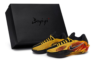 Nike GT Cut 3 Turbo Basketball Shoes Unisex Low top Black/Yellow/Red