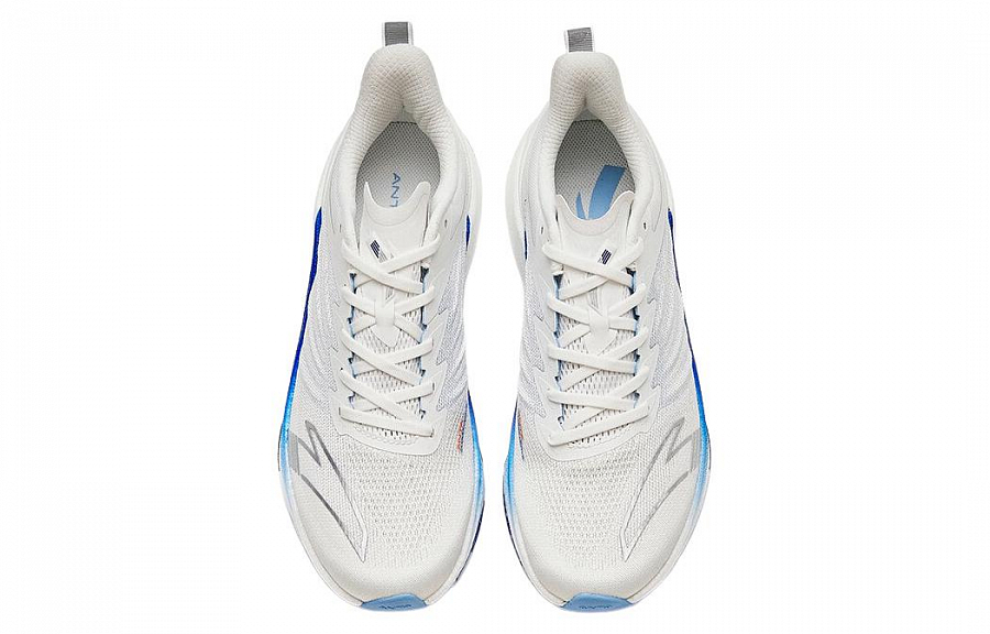 Anta MACH 3.0 Slip-Resistant Low-Top Running Shoes Men's White Blue купить в интернет-магазине Yoocart с быстрой доставкой по России.