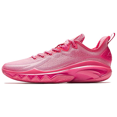 Anta Cushioning, Slip Resistant, Abrasion Resistant, Coverage, Rebound Low Top Basketball Shoes Men's Valentine Pink