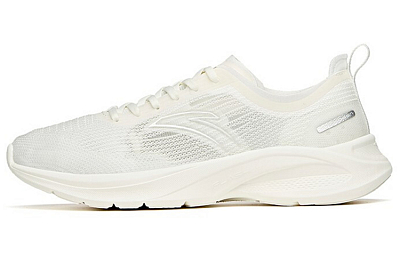 Anta Hydrogen Run III Shock Absorbers Slip Resistant Abrasion Resistant Low Top Running Shoes Women's White