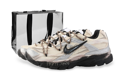 Nike Initiator Low Top Running Shoes Unisex Black Beige