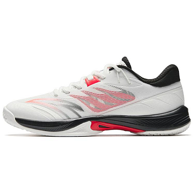 Anta Anti-Slip And Wear-Resistant Coverage Low-Top Badminton Shoes Men's White Red Black