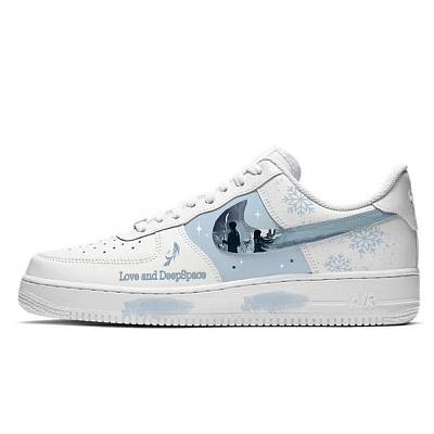 Nike Air Force 1 Abrasion Resistant Low Top Skateboard Shoes Unisex White