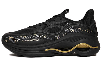 ANTA Variety Training Collection Training Shoes Men's Low Top Black/Gold