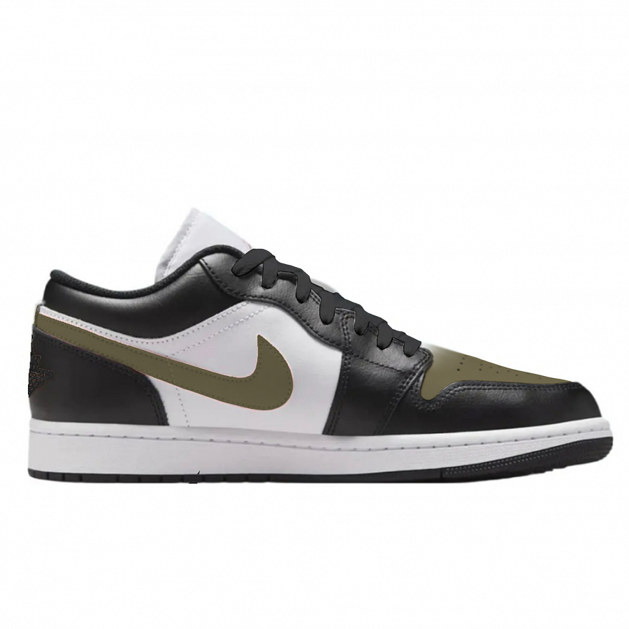 Nike Air Jordan 1 Ink Bamboo Gold Abrasion Resistant Low Top Vintage Basketball Shoes Unisex Black Green купить в интернет-магазине Yoocart с быстрой доставкой по России.