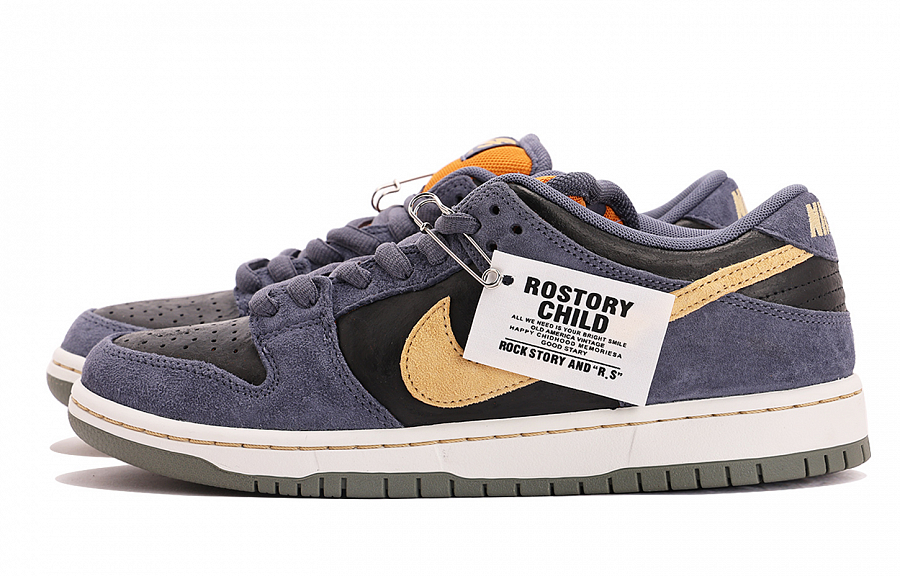 Nike Dunk SB Abrasion Resistant Low Top Skateboard Shoes Unisex Blue Black купить в интернет-магазине Yoocart с быстрой доставкой по России.