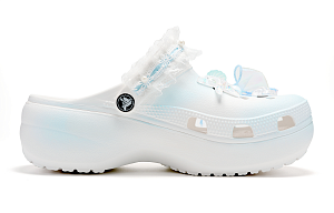Crocs Classic Platform Clog Clogs Unisex White 1 3997439