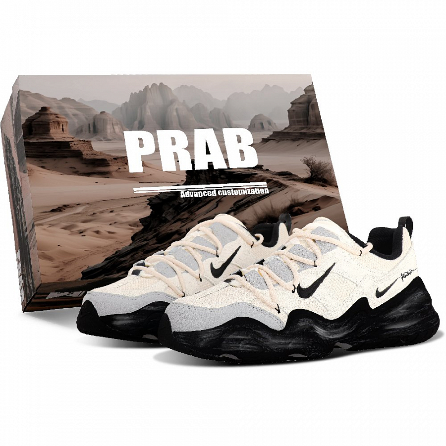 Nike Tech Hera Abrasion Resistant Breathable Low Top Casual Shoes Unisex Beige купить в интернет-магазине Yoocart с быстрой доставкой по России.