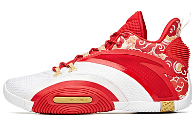 Anta UFO3.0 Low-Top Performance Basketball Shoes Men's White Gold