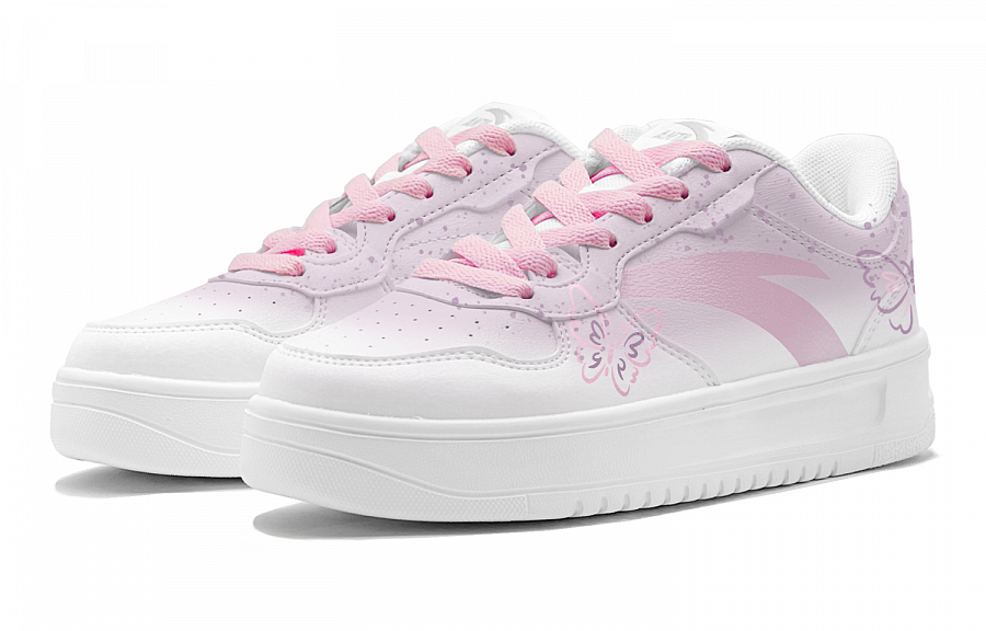 Anta Life Collection Anti Slip Wear Resistant Low Top Skateboard Shoes Women's Peach купить в интернет-магазине Yoocart с быстрой доставкой по России.