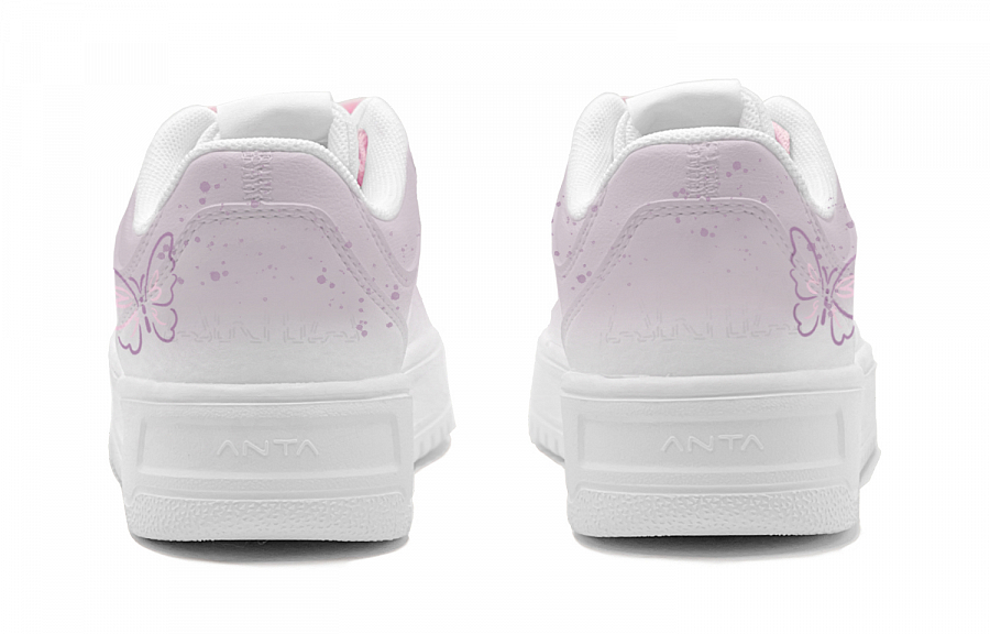 Anta Life Collection Anti Slip Wear Resistant Low Top Skateboard Shoes Women's Peach купить в интернет-магазине Yoocart с быстрой доставкой по России.