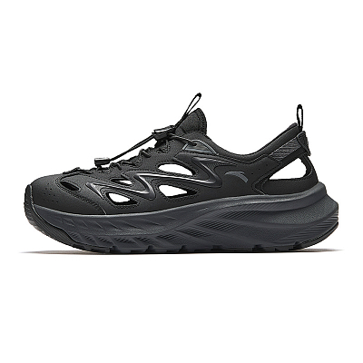 Anta Slip Resistant, Breathable, Height Increasing, Coverage, Lightweight River Trekking Shoes Men's Black
