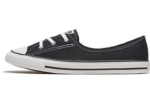 Converse Chuck Taylor All Star Ballet Lace Slip Black White Women's