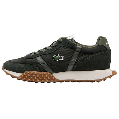 LACOSTE Anti Slip Wear Resistant Low Top Casual Shoes Men's Green