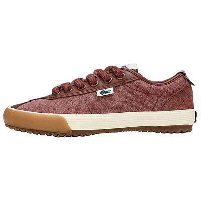 LACOSTE Canvas Shoes Women's Dark Orange/Orange