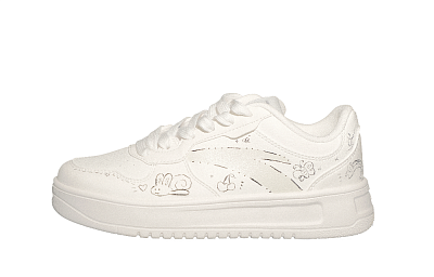 Anta Relaxed Wear resistant And Lightweight Low Top Skateboard Shoes Women's White
