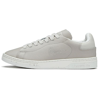 LACOSTE Low-Top Skateboard Shoes Women's Light Gray