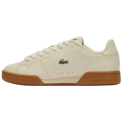 LACOSTE Low-Top Skateboard Shoes Women's Beige